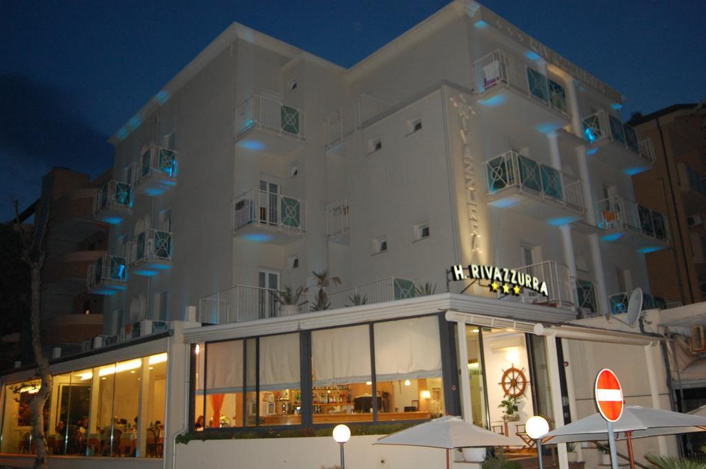 Hotel Rivazzurra Rímini Exterior foto